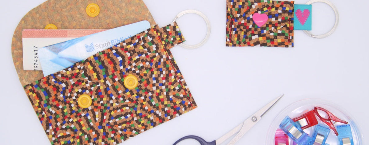 DIY Näh-Anleitung: Mini-Täschchen am Schlüsselring