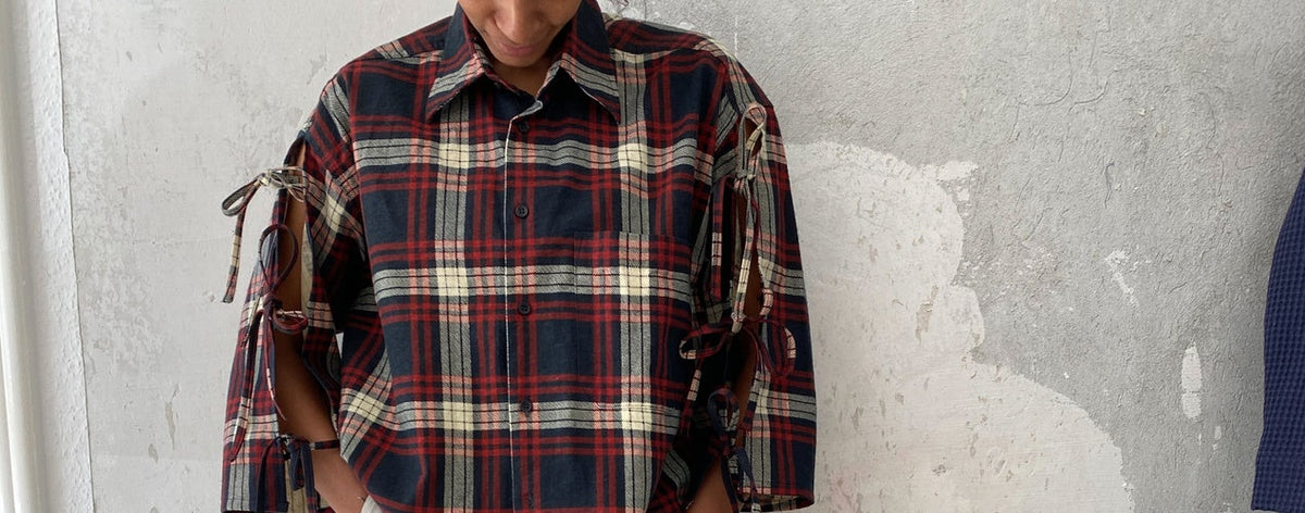 Upcycling Hemd mit Ärmeldetail