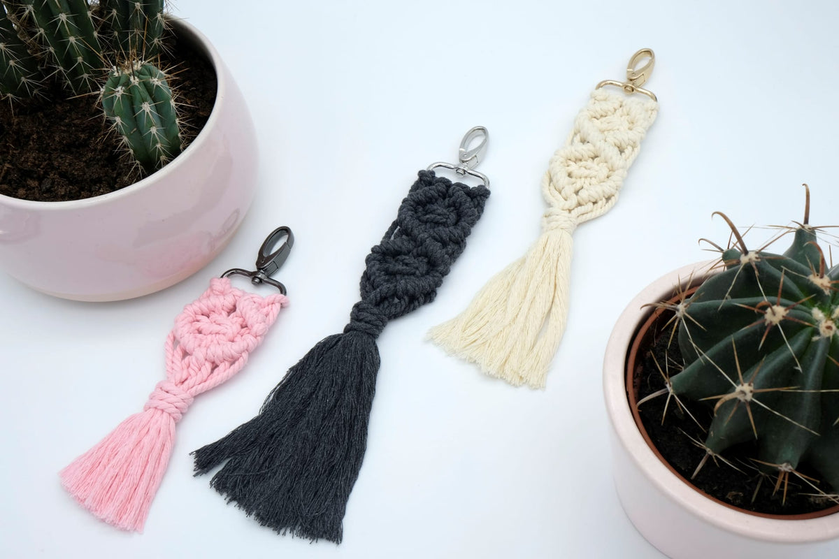 Makramee Schlüsselanhänger