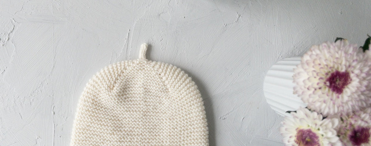 Babymütze mit Zipfel