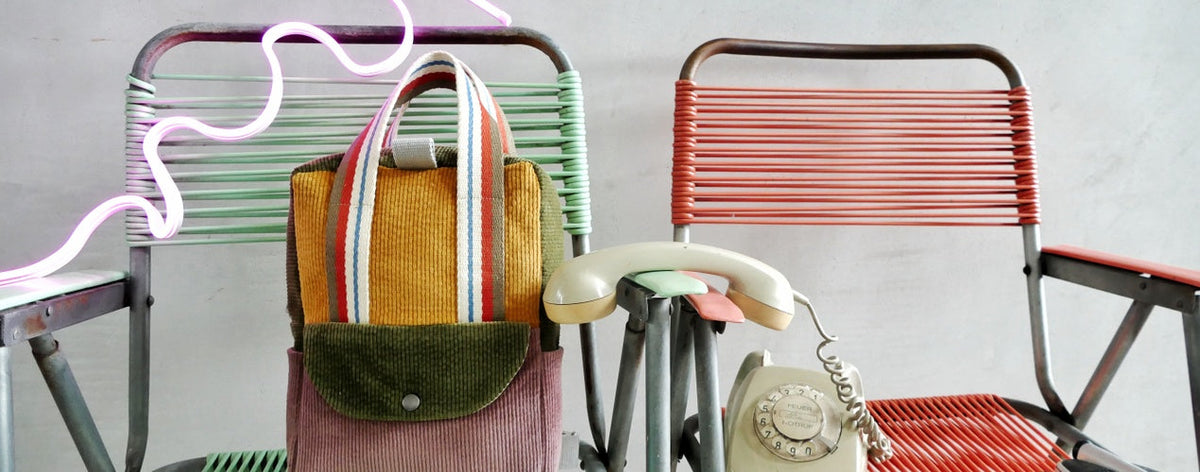 Kinderrucksack im Retrostil