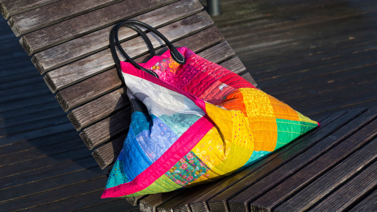 Patchwork Origamitasche nähen